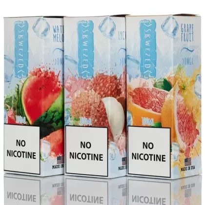 Skwezed Ice - No Nicotine Vape Juice Ice - 100ml - Lychee Ice