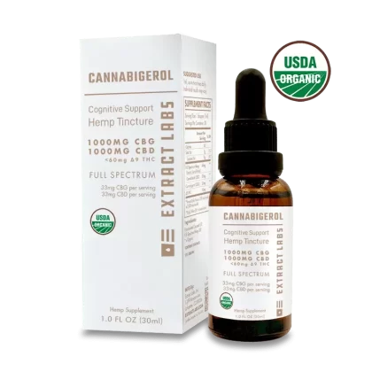 Extract Labs Organic CBG Oil | Cognitive Support - Vape Store