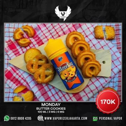 MONDAY BUTTER COOKIES 100 ML - 3 mg / 6 mg / 100 ml