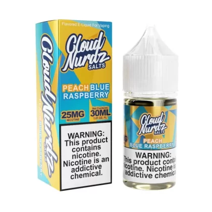 Cloud Nurdz Salts Peach Blue Raspberry eJuice - Vape Product; Vape Product, Vape Product (0FBA4E)