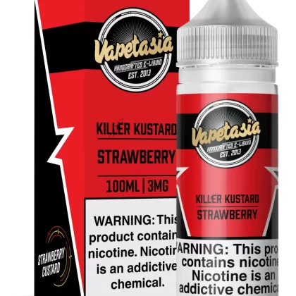 Vapetasia - Killer Kustard Strawberry - 100ML E-Liquid - 6MG