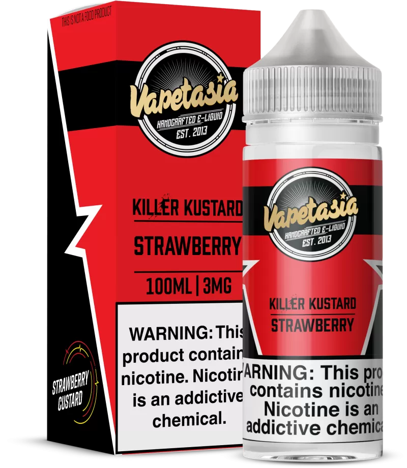 Vapetasia - Killer Kustard Strawberry - 100ML E-Liquid - 6MG