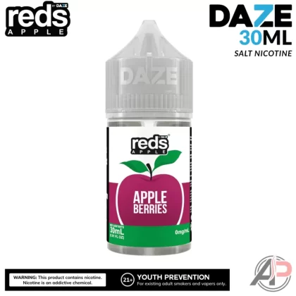 7 Daze Reds Apple Berries Salt nicotine 30mL
