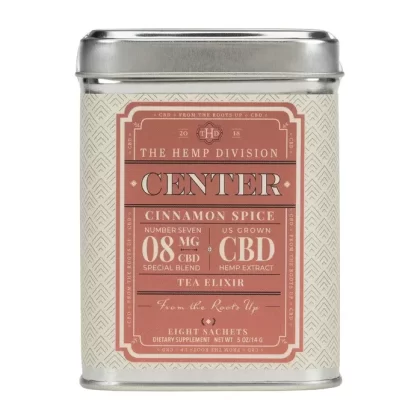 The Hemp Division Center 8 CT Sachets – Cinnamon Spice – 8 MG CBD - Ejuicewarehouse