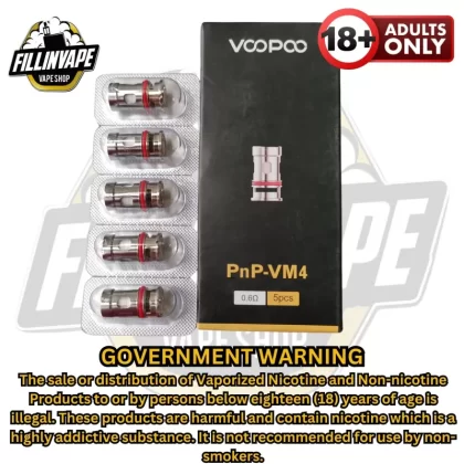 Voopoo PnP Series Coils - VM3 0.45 (25-35w) / 5pcs/pack