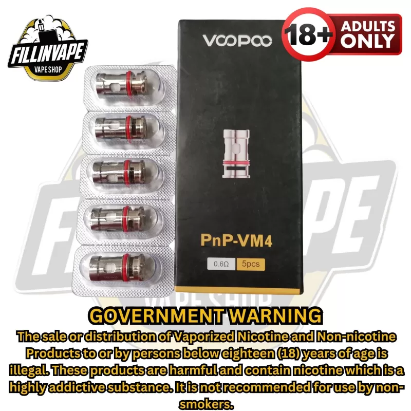 Voopoo PnP Series Coils - VM3 0.45 (25-35w) / 5pcs/pack