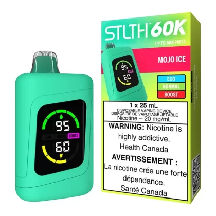 STLTH 60K Disposable Vape Device – Mojo Ice - 20mg/mL