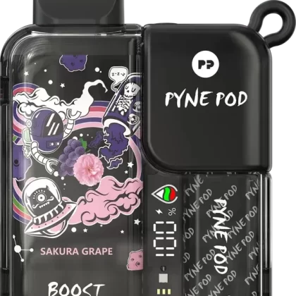 Pyne Pod Boost Disposable Vape – Sakura Grape - Eliquidsupply