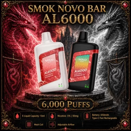 Smok Novo Bar AL6000 - Mixed Berries - Vapeciga
