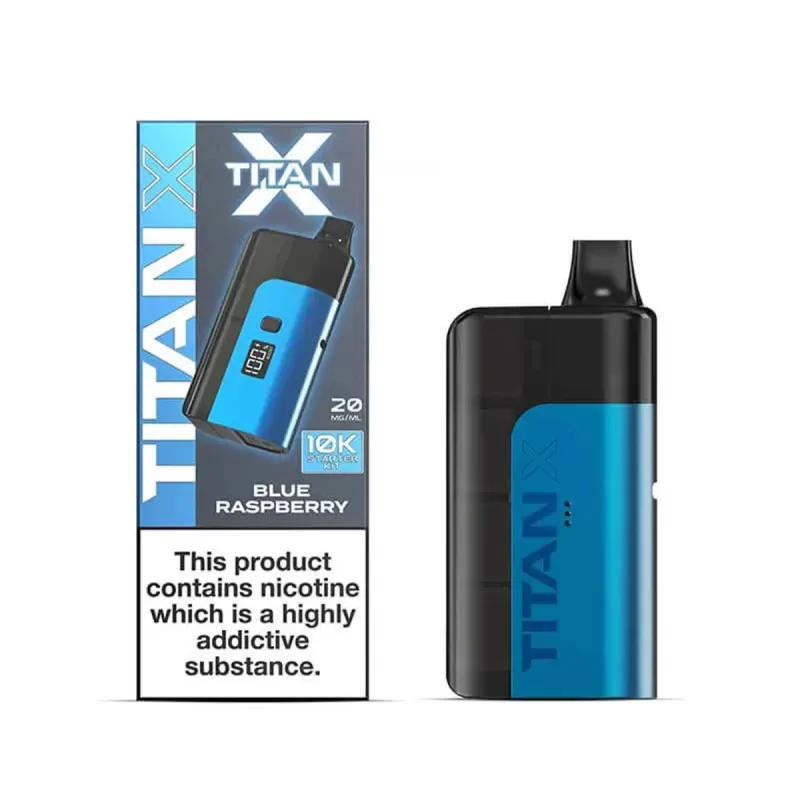 Titan X 10000 Puffs Prefilled Pod Vape Kit - Cool Mint - Image 3