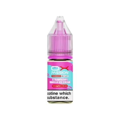 OXVA OX Passion Strawberry Vanilla Ice Cream Nic Salt - Vape Product, Vape Product (DAD029)