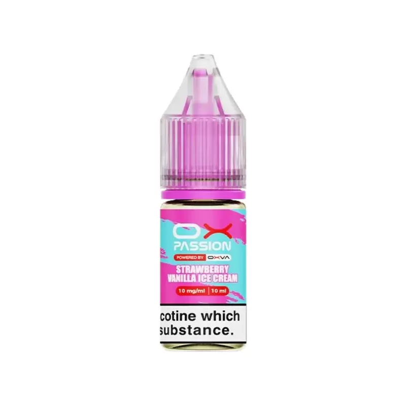 OXVA OX Passion Strawberry Vanilla Ice Cream Nic Salt - Vape Product, Vape Product (DAD029)