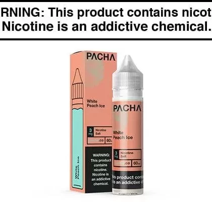 WHITE PEACH ICE BY PACHAMAMA 60ML - Vapejuice