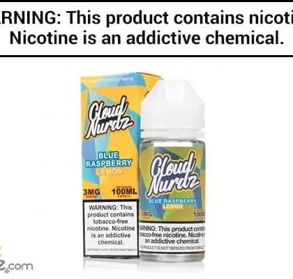 BLUE RAZZ LEMON BY CLOUD NURDZ TFN 100ML - Vapejuice