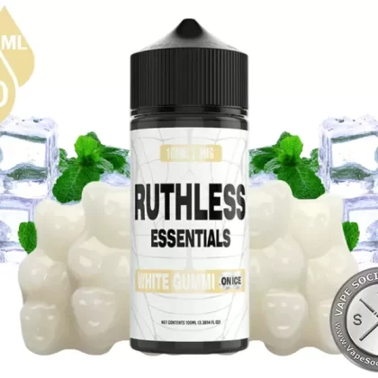 White Gummi On Ice Ruthless Essentials 100ml - Vape Product, Vape Product