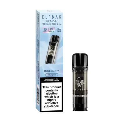 Elf Bar ELFA Pro Blueberry Pods (2 Pack) - Strength#20mg (1CC4D1)