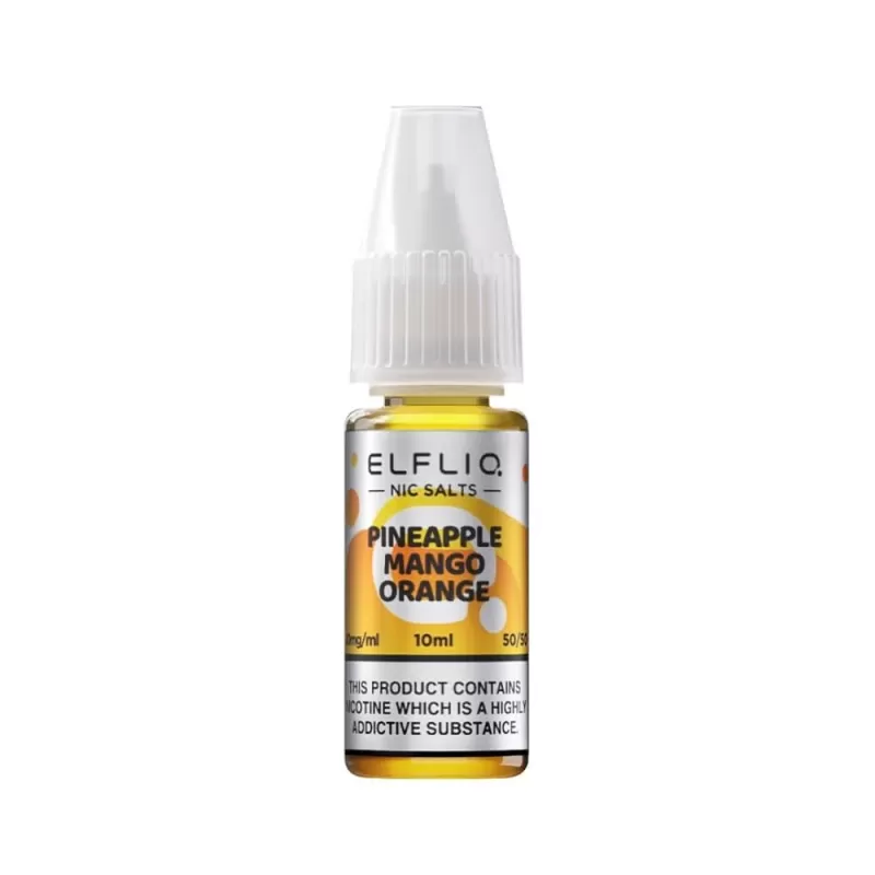 Pineapple Mango Orange Nic Salt E-Liquid by Elf Bar Elfliq (10ml) - 10mg - Image 2
