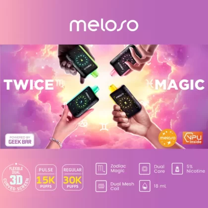Meloso Bar 30K Powered By GEEK BAR Disposable - 30,000 Puff - Root Beer (Gemeni)