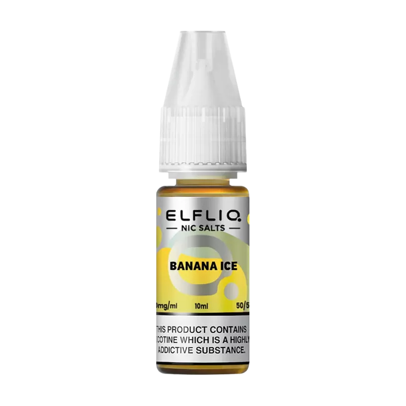 Banana Ice Elfliq Nic Salt by Elfbar - 10ml - 20mg
