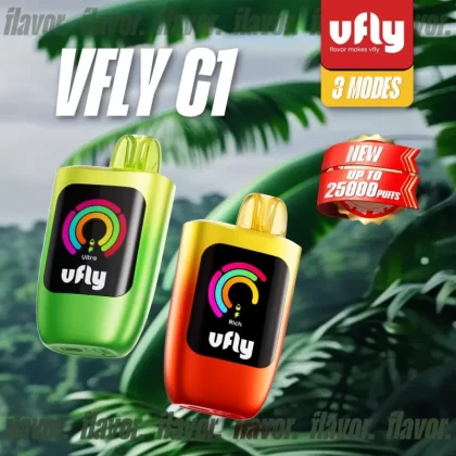 VFLY C1 25K Powered by SKE Disposable Device – 25,000 Puffs - Cali Grape Ice