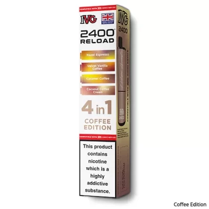 Coffee Edition Prefilled Pods by IVG 2400 - Ecigarettedirect Co