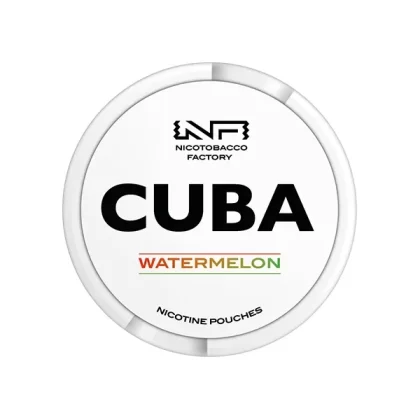 CUBA White Nicotine Pouches Watermelon - Strength#16mg (9FA716) (9FA716)