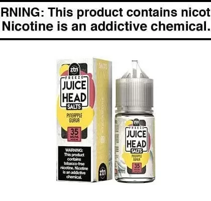 PINEAPPLE GUAVA FREEZE BY JUICE HEAD SALTS ZTN 30ML - Vapejuice