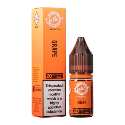 Grape Nic Salt E-Liquid by Deliciu - Product Strength#10mg>20mg