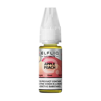 Apple Peach Elfliq Nic Salt by Elfbar - 10ml - 10mg
