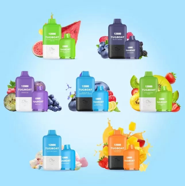 Tugboat Super 24000 Puffs Disposable Vape - 50 mg / Strawberry Mango Ice - Image 2