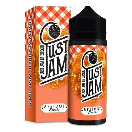 APRICOT PEACH E LIQUID BY JUST JAM 100ML 80VG