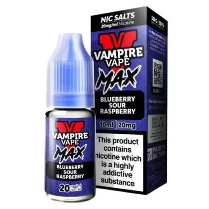 Blueberry Sour Raspberry VV Max Nic Salt E-Liquid by Vampire Vape (10ml) - 10mg