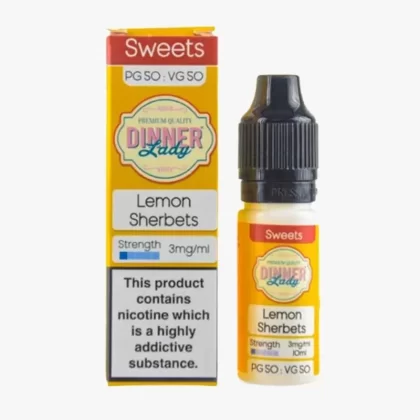 Lemon Sherbet 50/50 E-Liquid by Dinner Lady - 3mg