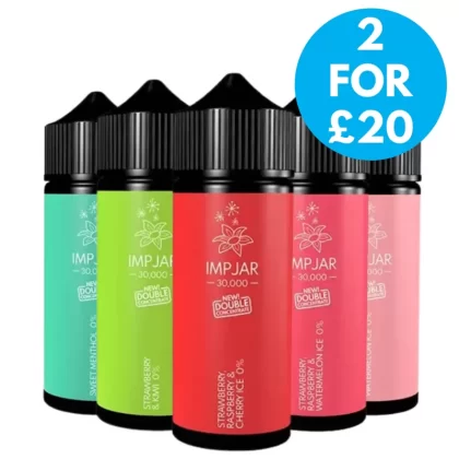 0mg Imp Jar 100ml Double Concentrate Shortfill (50VG/50PG) - Vape Co