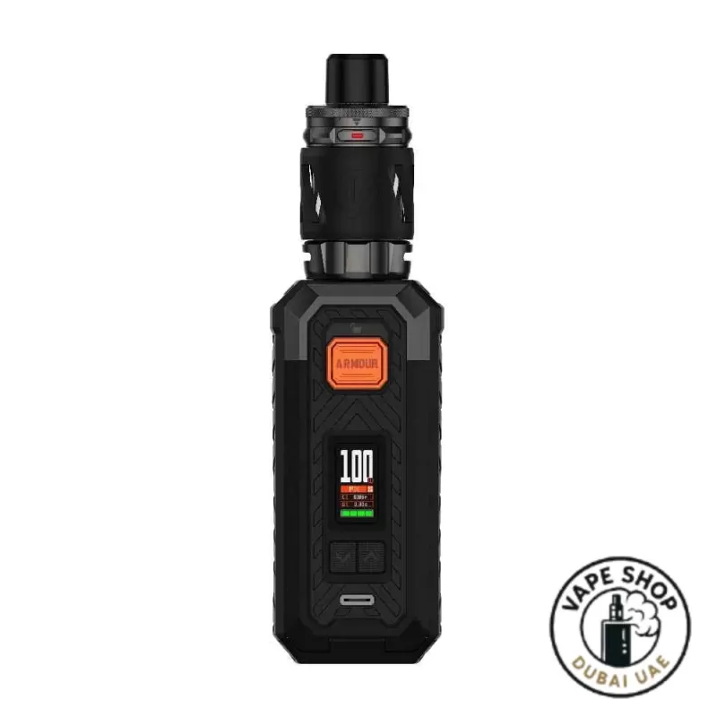 VAPORESSO Armour S Pod System 100W Vape Kit in Dubai - Black, green (FE61C0) - Image 2