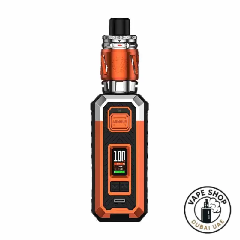 VAPORESSO Armour S Pod System 100W Vape Kit in Dubai - Black, green (FE61C0) - Image 3