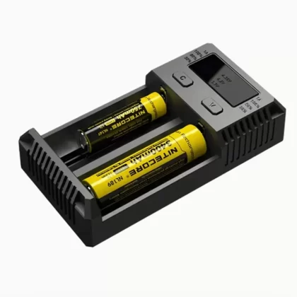 NITECORE i2 Battery Charger (2-Bay) – Auto-Detect Universal