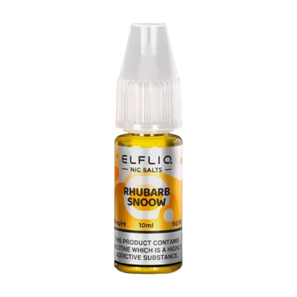 Rhubarb Snoow Elfliq Nic Salt by Elfbar - 10ml
