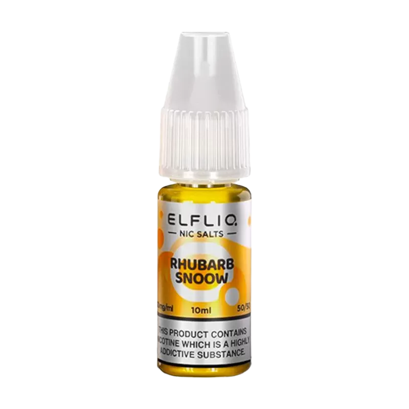 Rhubarb Snoow Elfliq Nic Salt by Elfbar - 10ml
