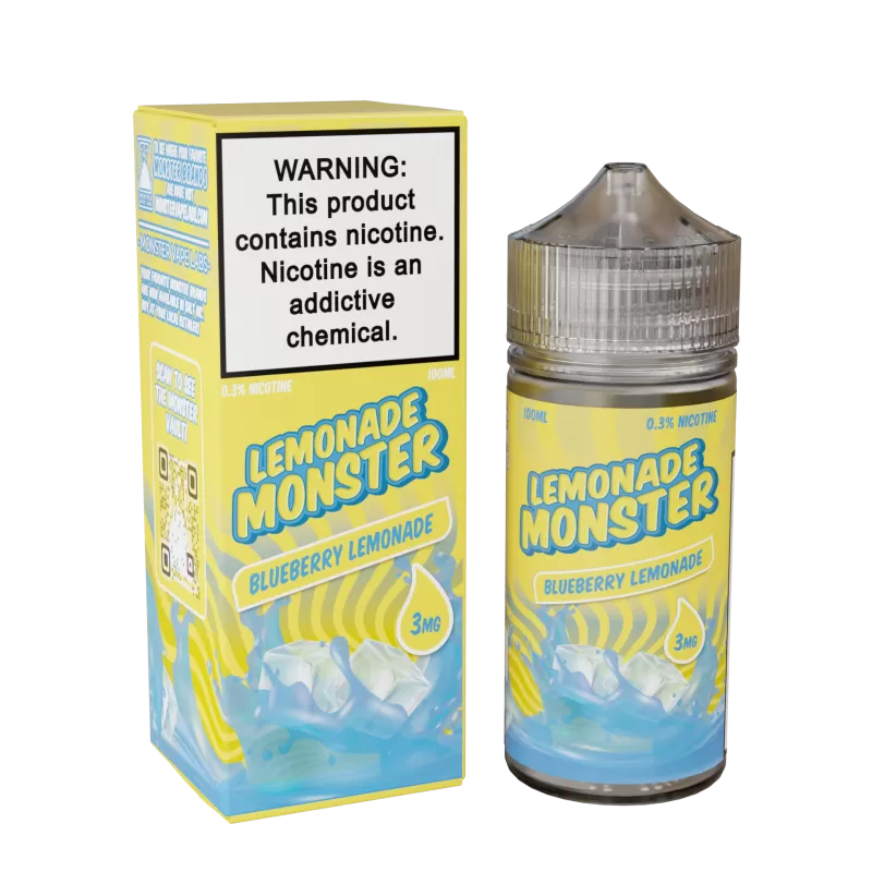 Lemonade Monster - Blueberry Lemonade - 100ML E-Liquid - 3MG