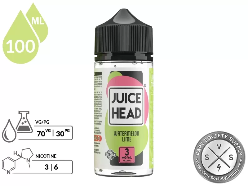 Watermelon Lime Juice Head 100ml - Image 2