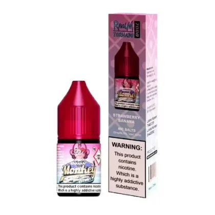 Strawberry Banana R&M Nic Salt E Liquid 10ml – 10mg/20mg