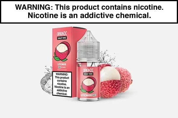LYCHEE ICE BY ORGNX SALT 30ML - Vapejuice