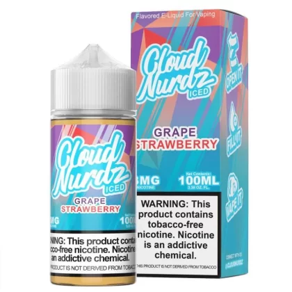 Grape Strawberry Iced by Cloud Nurdz TFN 100mL - 12MG
