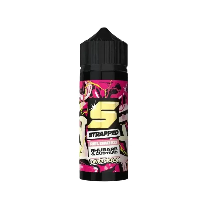 Strapped Reloaded Rhubarb & Custard 100ml Shortfill