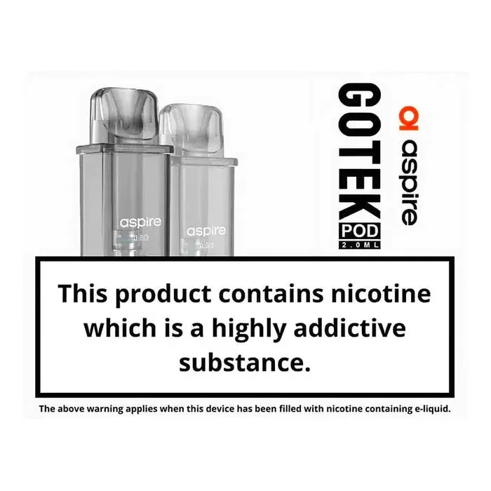 Aspire Gotek Mesh Coil Replacement Pods - Resistance#0.8 Ohm (7C2E1D)