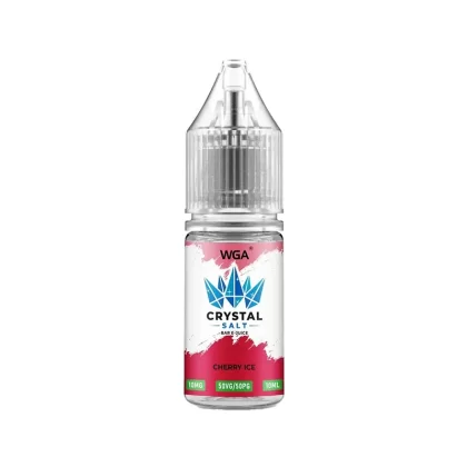 WGA Crystal Cherry Ice Salt Nic Vape Juice - 10 Pack
