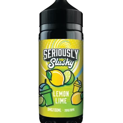 LEMON LIME E-LIQUID BY SERIOUSLY SLUSHY / DOOZY VAPE CO 100ML 70VG