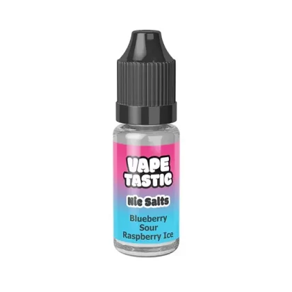 Blueberry Sour Raspberry ice Nic Salts By Vapetastic 10ml - 5mg