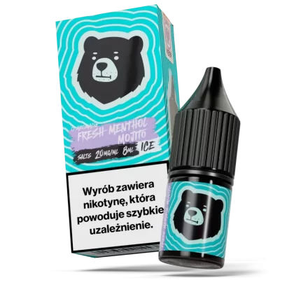 Liquid Go Bears Salt Drink 8ml 20mg Fresh Menthol Mojito